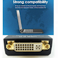 Miniatyrbillede 1 af 5: Ekstern Grafisk Video Adapter USB 2.0 til DVI/VGA/-Kompatibel Multiple Skærme Display Udvid/Spejl til Windows