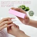 Miniatyrbild 3 av 5: 4 st Nagelbufferblock Manikyr Naturlig Poleringsblock Hållbar Nagelbuffer För Pedikyr Nagelblock-Style2