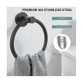 Miniatyrbilde 4 av 5: Håndkleholder for bad, håndklering i rustfritt stål 304, tung håndkleholder