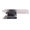 Miniatyrbillede 5 af 5: Pcie Til Sata 3.0 6g Ssd Adapter Pci-e Pci X1 Controller Udvidelseskort Riser Add On Kort Mining Bil