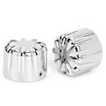 Miniatyrbild 4 av 5: Par Motorcykel CNC Aluminium Axelmutterskydd Vattendroppstyp Passar Electra/Road GlidesElectrosilvering