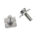 Miniatyrbilde 3 av 4: 32 stk. firkantede terminalskruer M3 terminalblokkskruer med 8x8mm firkant