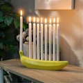 Miniatyrbilde 2 av 5: Bananformet Lysestake Bordpynt Banan Lysestake
