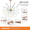 Miniatyrbillede 4 af 5: Flow Rings Legetøj 3D Arm Fjeder Magisk Flow Ring Rustfrit Stål Multi Sensorisk Pædagogisk og Interaktivt Fjederlegetøj Banmo