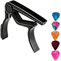 Miniatyrbild 1 av 5: Capo, Gitarr Capo, Med 5-pack Plektrum, Gitarr Capos, För Akustisk Gitarr, Elgitarr
