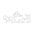 Miniatyrbillede 2 af 5: Skæreforme DIY Scrapbooking Prægning Papir Stempler Håndværk Skabelon Form Stencils Skabelon 10 Tommer