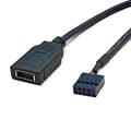 Miniatyrbillede 5 af 5: USB 9PIN til Type-C Frontpanelkabel USB 9PIN til TYPE-E KEY-A Adapterkabel USB Frontpanel Adapterkabel