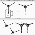 Miniatyrbilde 2 av 5: For S8 S8 Pro Ultra S8+ Reservedeler Hovedsidebørster Moppekluter Hepa-filtre Støvposer Erstatning