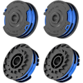 Miniatyrbillede 1 af 5: Linespole til kanttrimmer, 1,65 mm Dia Dobbelt Line 8,3 m Lang Greenworks Trimmerspole Have Græstrimmer Line Til 40v Plænetrimmere G40lt G40ltk2 G40