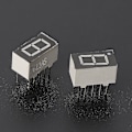 Miniatyrbild 5 av 5: 5st 0.36\" Gemensam Katod 1 Bit 10 Pin 7 Segment Röd LED Display Digitala Rör