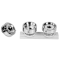 Miniatyrbillede 3 af 3: 32 mm DIY Udskiftelig Dyseform i Aluminiumlegering til Knapmaskine Badge Maskine YEMAA