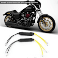 Miniatyrbillede 2 af 4: 2 stk. DC12V 21W LED Motorcykel Decoder Fejlfri Belastningsmodstand til Blinklys