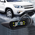 Miniatyrbild 2 av 5: Däcktrycksövervakningssystem (TPMS) för Bil - Multifunktionell Realtidsövervakning, Universal LCD-Skärm, Trådlös Däcktrycksgivare
