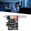 Miniatyrbillede 4 af 5: PCI-E 5.1 Lydkort CMI8738 Chip Stereo Lydkort Understøttelse til Windows 7 til Desktop Computer YEMMA