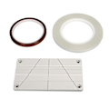 Miniatyrbild 1 av 5: 1/2 1/4 10 tum Splicing Block Kit Professionell Öppen Rulle Bandmedia med Splicing Tape Leader Tape för Revoxsonido YEMMA
