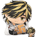 Miniatyrbilde 1 av 5: Anime Plysj Kastepute, Kazutora Hanemiya Plysjdukker Rygg Nakkepute med et Plysjanheng