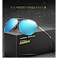 Pikkukuva 2 / 5: SBSG Klassiset Aviator-aurinkolasit miehille ja naisille, polarisoidut linssit, 100 % UV-suoja ajoon