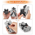 Miniatyrbild 5 av 5: för Mini 4 Pro Bundle Propeller Blad Fixeringskit Bundle Propeller Chassi Skyddskåpa, Svart O