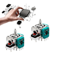 Miniatyrbilde 5 av 5: 10 stk 3d Analog Joystick Stick Modul Rocker For One Elite Spillkontroller Joystick Reparasjonsdeler