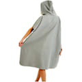 Pikkukuva 3 / 5: Vaihtoviitta Hupullinen Pyyhe Poncho Rannalle Uima Surffaukseen Nopeasti Kuivuva Mikrokuitupyyhe Aikuisille Teineille (Harmaa)
