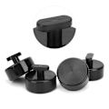 Pikkukuva 5 / 5: 4 kpl Jack Lift Pad Nostopehmuskumit Musta Autotarvike Sopii Corvette C5 C6
