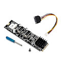 Miniatyrbillede 1 af 5: Nvme til 2-port USB3 10G Udvidelseskort Adapter Asm3142 Høj ydeevne