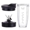 För Ninja Blender Ersättningsdelar, 24Oz Kopp 7 Fenor Extraktorblad, för Nutri Ninja Auto IQ BN801