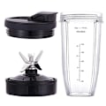 Miniatyrbillede 1 af 5: Til Ninja Blender reservedele, 24Oz kop 7 finner udtrækkerklinge, til Nutri Ninja Auto IQ BN801
