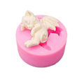 Miniatyrbillede 1 af 5: Sleep Devil Kat Lys Epoxy Resin Form Aromaterapi Gips Silikoneform DIY Håndværk Smykker Boligdekorationer Støbning
