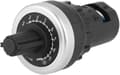 10k Ohm Potentiometer, Vridpotentiometer för Panelmontering Vsd Vfd för Variabel Hastighetsdrift Inverter Svart 1 st)