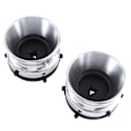 Miniatyrbilde 4 av 5: 1 par navadaptere, profesjonell polert aluminiumslegering, 10-tommers åpner for Studer Revox For For (sølv)
