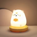 Miniatyrbillede 4 af 5: Sød Dyre Natlampe Tegneserie Kreativ Touch Dæmpning Blødt Lys Holdbar Kan Bruges Sikkert Velegnet Til Børneværelse Soveværelse (panda)
