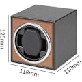 Miniatyrbild 2 av 5: Automatisk Klockuppdragare Klockbox Klockuppdragare Klockbox Klockuppdragare För 1 Klocka Svart&Träfärg