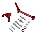 Miniatyrbilde 2 av 5: Motorsykkel Styrestabilisator Demper Monteringsbrakett Kit for 937 950 2021-2024 Rød