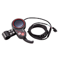 Miniatyrbillede 3 af 5: Lcd-lh100 24v/36v/48v/60v 6 Pins Elektrisk Cykel Display Tommelfinger Gas Håndtag Speedometer Kontrolpanel Til