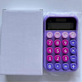 Miniatyrbillede 5 af 5: Mekanisk Lommeregner med Kontakter LCD Display Lommeregner Store Knapper Mekanisk Lommeregner