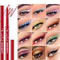 Miniatyrbild 4 av 5: Ögonskuggspaletter för kvinnor 12 färgers eyeliner set matt färg eyeliner set långvarig