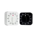 2-pack Kvadratisk 60 Mekanisk Kökstimer, Kocktimer Klocka Med Hög Alarm