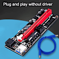 Pikkukuva 2 / 5: VER009S Kannettava USB 3.0 PCI-E 1X - 16X GPU Express Riser -kortti kaivurille