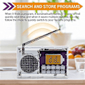 Miniatyrbild 3 av 5: DIY Digitalradiokit med klocka FM 87-108MHZ Digitalradio LCD-display Monteringssats för student ST