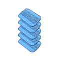 Miniatyrbild 1 av 5: 5 st Mikrofiber Pro-clean Moppdukar För Braava Golvmoppningsrobot Minit 4200 5200 5200c 380 3