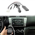 Pikkukuva 3 / 5: Auton Bluetooth 5.0 Aux-kaapeli Mikrofoni Handsfree Matkapuhelin Ilmainen Puhelu Adapteri Mazda 2 3 5 6 MX5 RX8 CX7