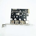 Pikkukuva 3 / 5: 4 Portin USB 3.0 PCI-E -laajennuskortti PCI Express PCIe USB 3.0 -keskitin