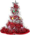 Julglitterhatt med LED-lampor, julgransformad, färgglada pomponer, semestertemahatt