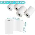 Miniatyrbilde 2 av 4: 10 ruller med trykkpapir for barnekamera, termisk papir for umiddelbar utskrift, refillpapir for barnekamera