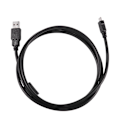Miniatyrbillede 4 af 5: Kamera USB Datakabel Ledning Med 52mm Blomstrende Linseblænde Til D5200 D5100 D3200 Kit F3.5-5.6