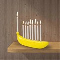 Miniatyrbilde 3 av 5: Bananformet Lysestake Bordpynt Banan Lysestake