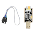 Pikkukuva 1 / 5: USB - TTL-sarjaliitäntäsovitinmoduuli, sirumuunnin - 3,3 V 5 V Debug-kaapeli