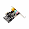 Pikkukuva 2 / 5: PCI 32-bittinen Express x1 PCI-E 5.1-kanavainen CMI8738 Sisäinen Äänikortti