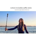 Miniatyrbillede 3 af 5: Usynlig Selfie Stick 114cm i usynlig aluminiumslegering, multifunktionel og praktisk, til One X2/x//r/go3